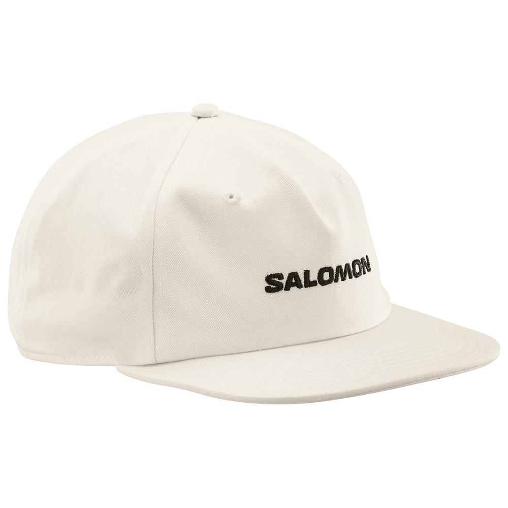 Salomon - Logo Flat Cap Whisper White - S-M - Cap