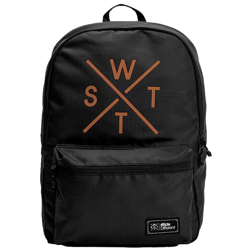 Watts - R-Pack Waterproof School Bag 24L Black Brown - Rucksack