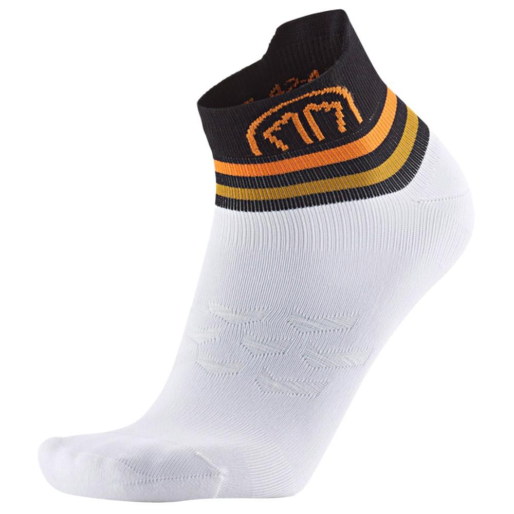 Sidas - Run Anatomic Light Ankle White Black - 39-41 - Socks