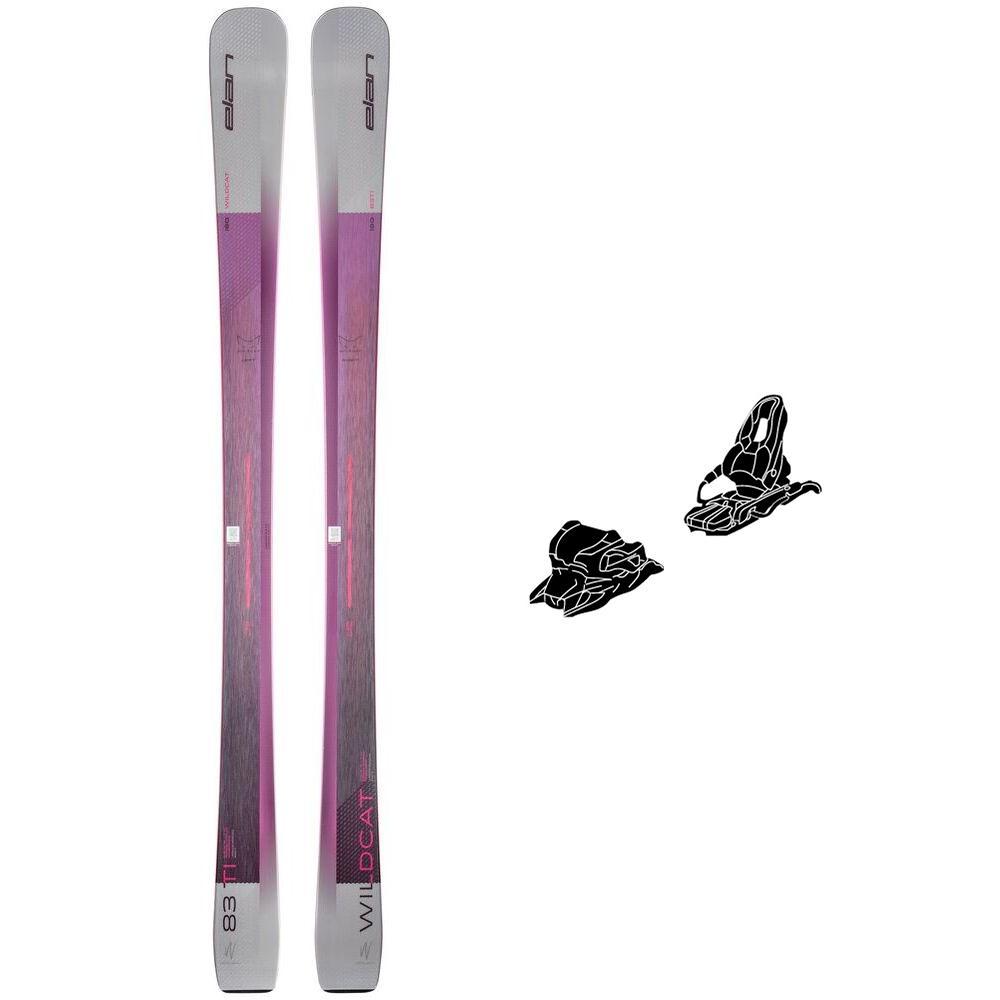 Elan - Alpine ski set Wildcat 83 Ti + bindings - Ski