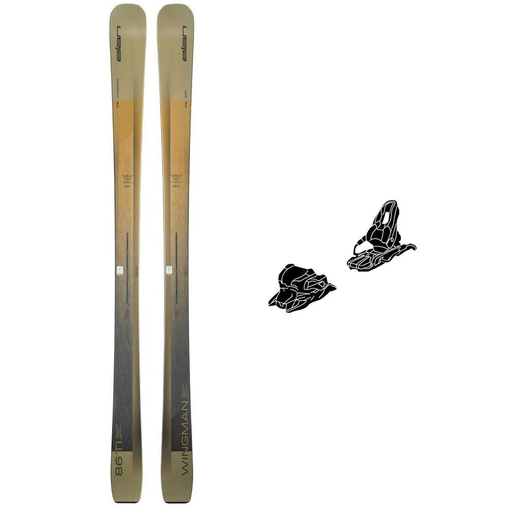 Elan - Alpine ski set Wingman 86 Ti + bindings - Ski