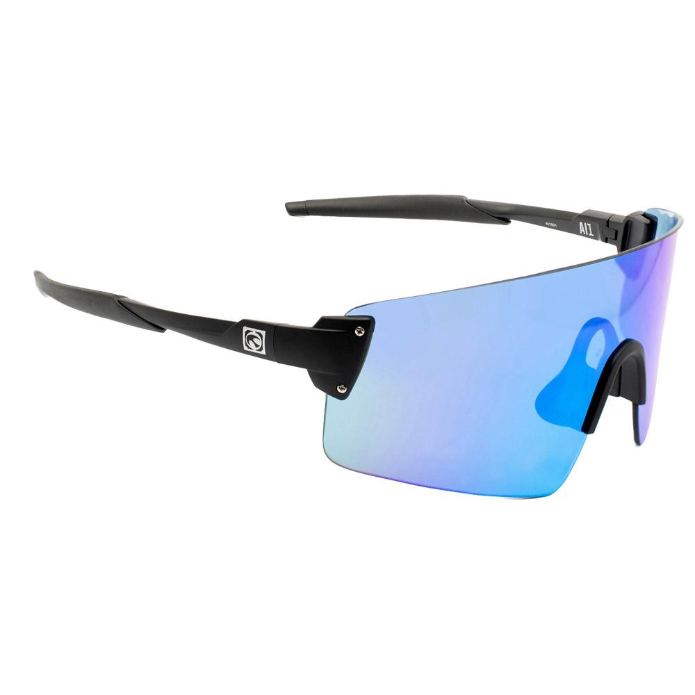 Mundaka Optic - Ai1 Matte Black Smoke Blue Revo - Sunglasses