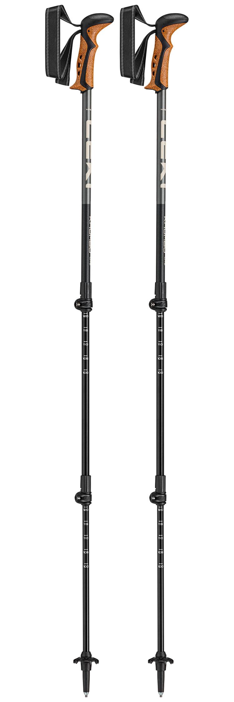 Leki - Khumbu Lite 100-135 cm Black Pale Clay Light Dark Anthracite - Hiking poles
