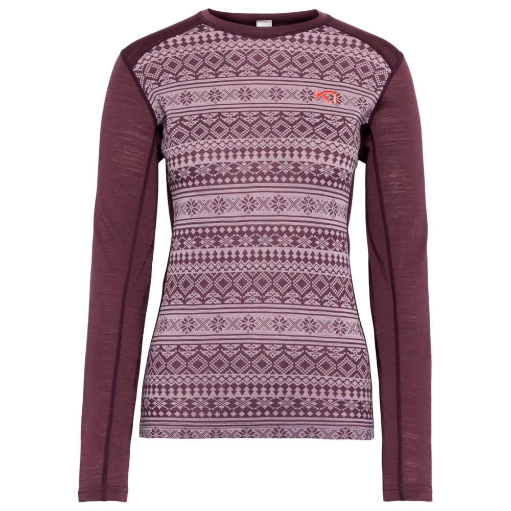 Kari Traa - Mina Long Sleeve Cocoa Powder - M - Technical underwear