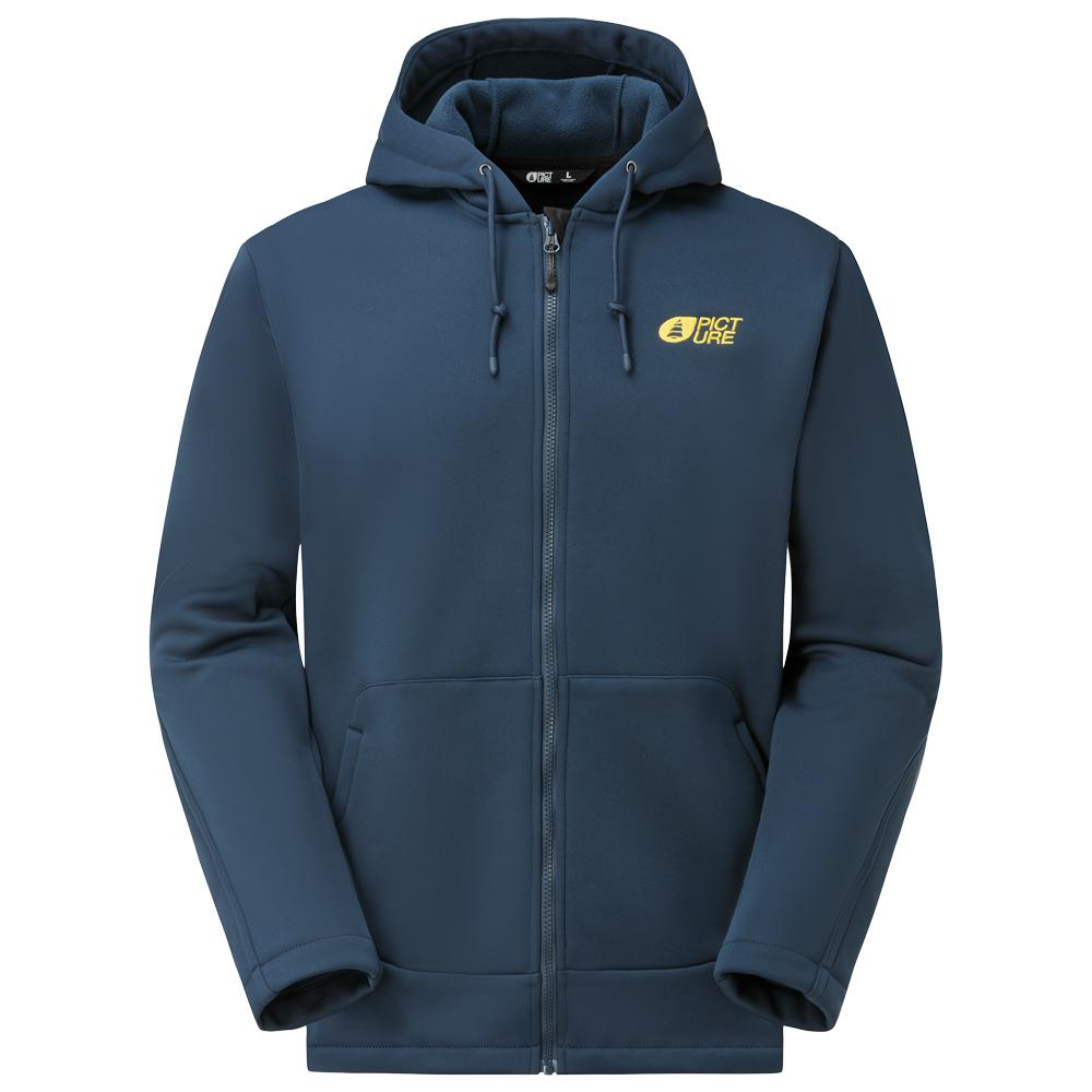 Picture - Park Zip Tech Dress Blues - S - Fleece