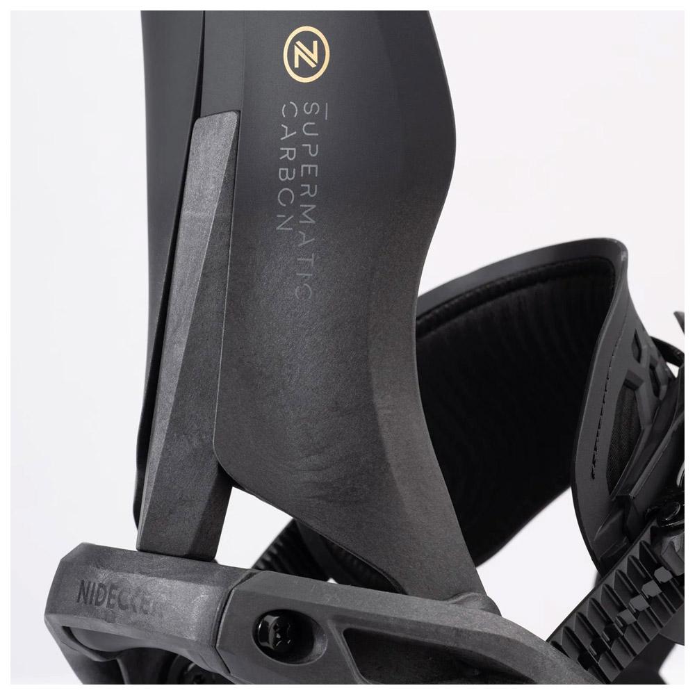 Nidecker Snowboard binding Supermatic Carbon Black - Winter