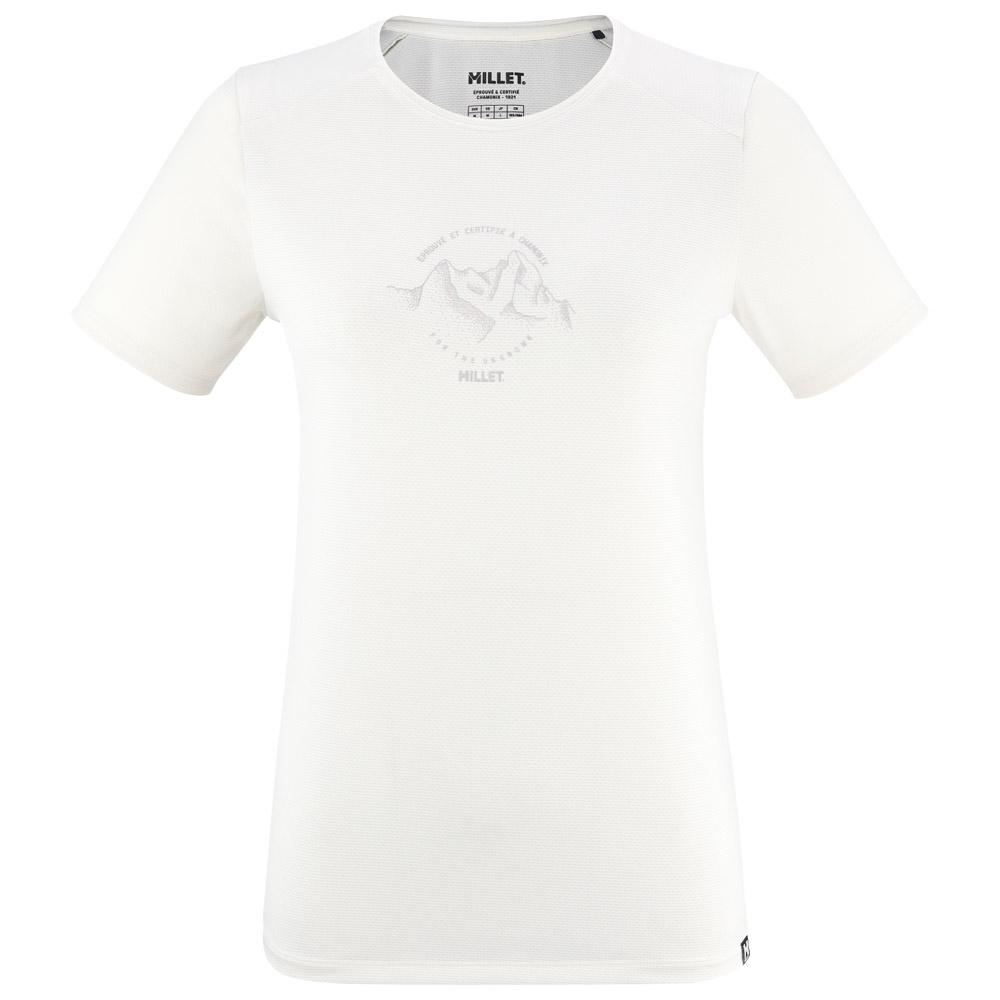 Millet - Ubic Light Tee Shirt Short Sleeve W Beige - XS - Wander-T-Shirt - Größe XS - Beige - Damen - Glisshop.de
