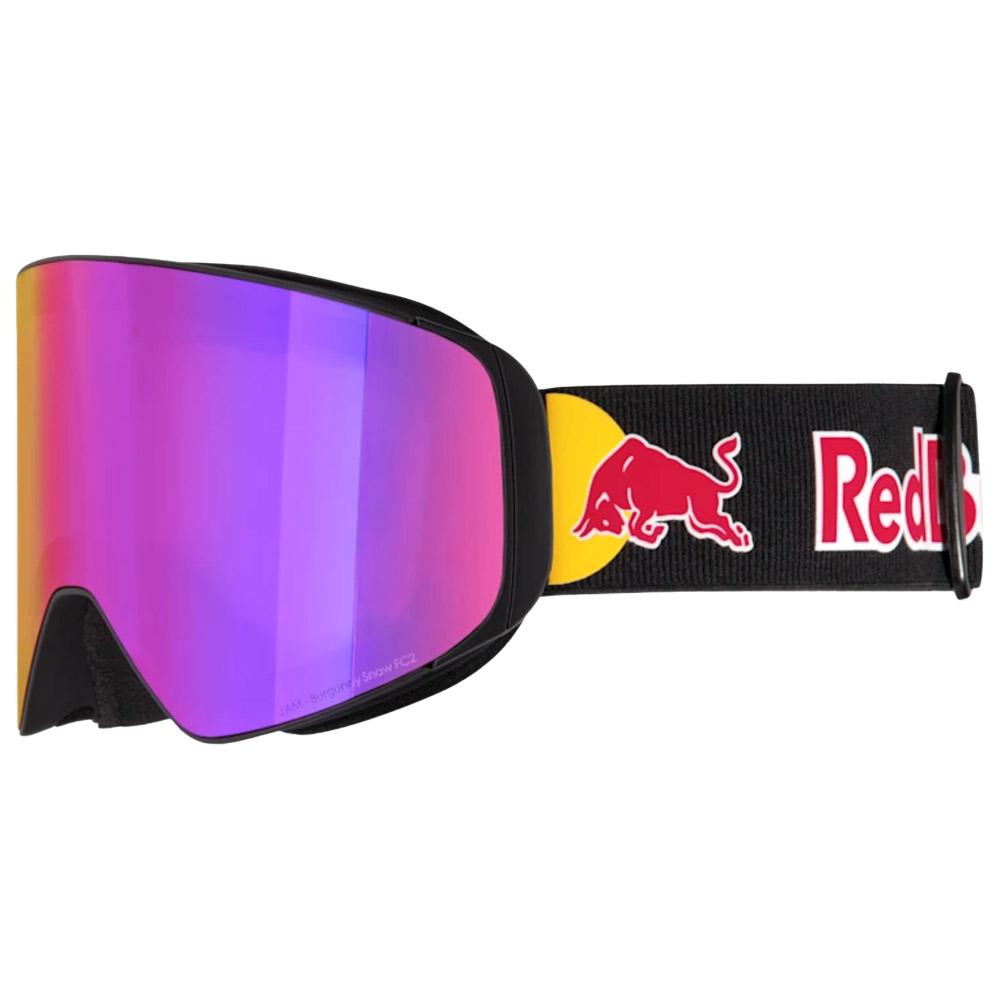 Red Bull Spect - Jam Matt Black Purple Burgundy Mirror + Cloudy Snow - Skibrille