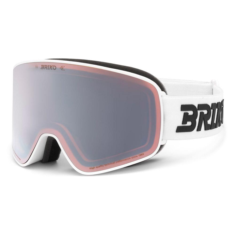 Briko - Chino Sharp Lite White Ambre Base Silver Mirror - Skibrille