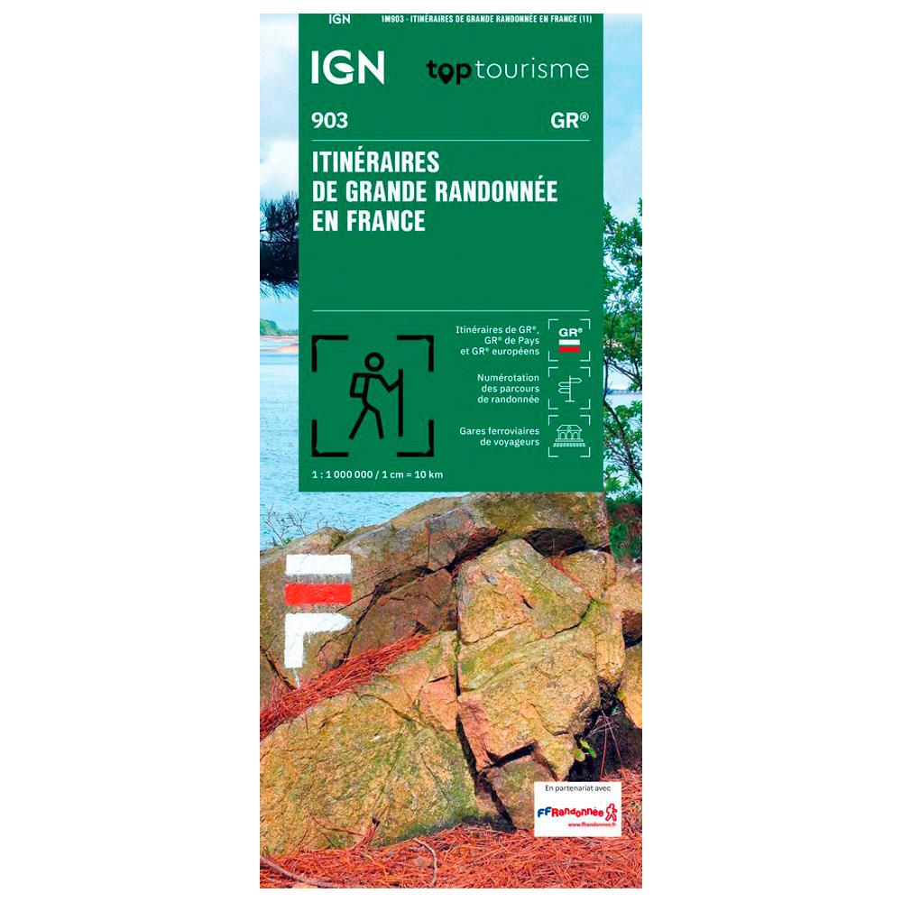 IGN - 903 France Grandes Randonnées - Map
