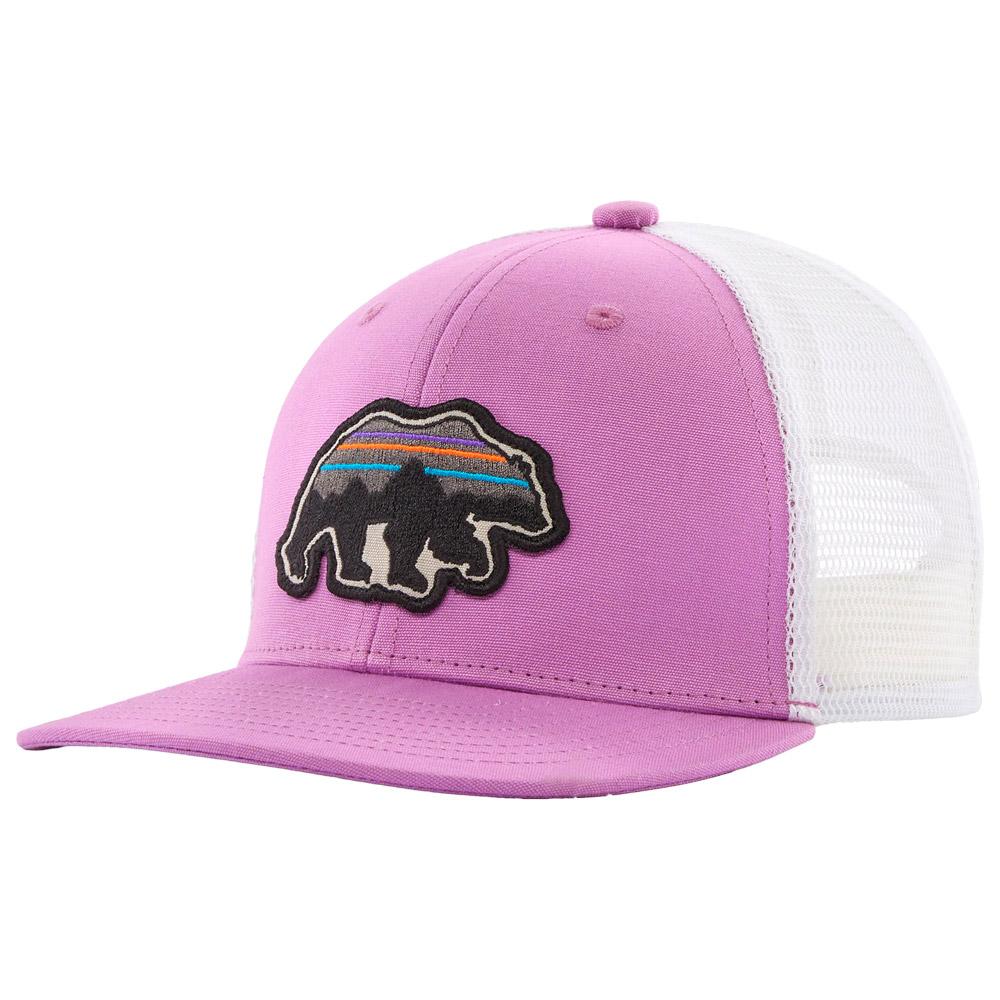 Patagonia - Kid's Trucker Hat Back For Good Bear Brisk Purple - Cap