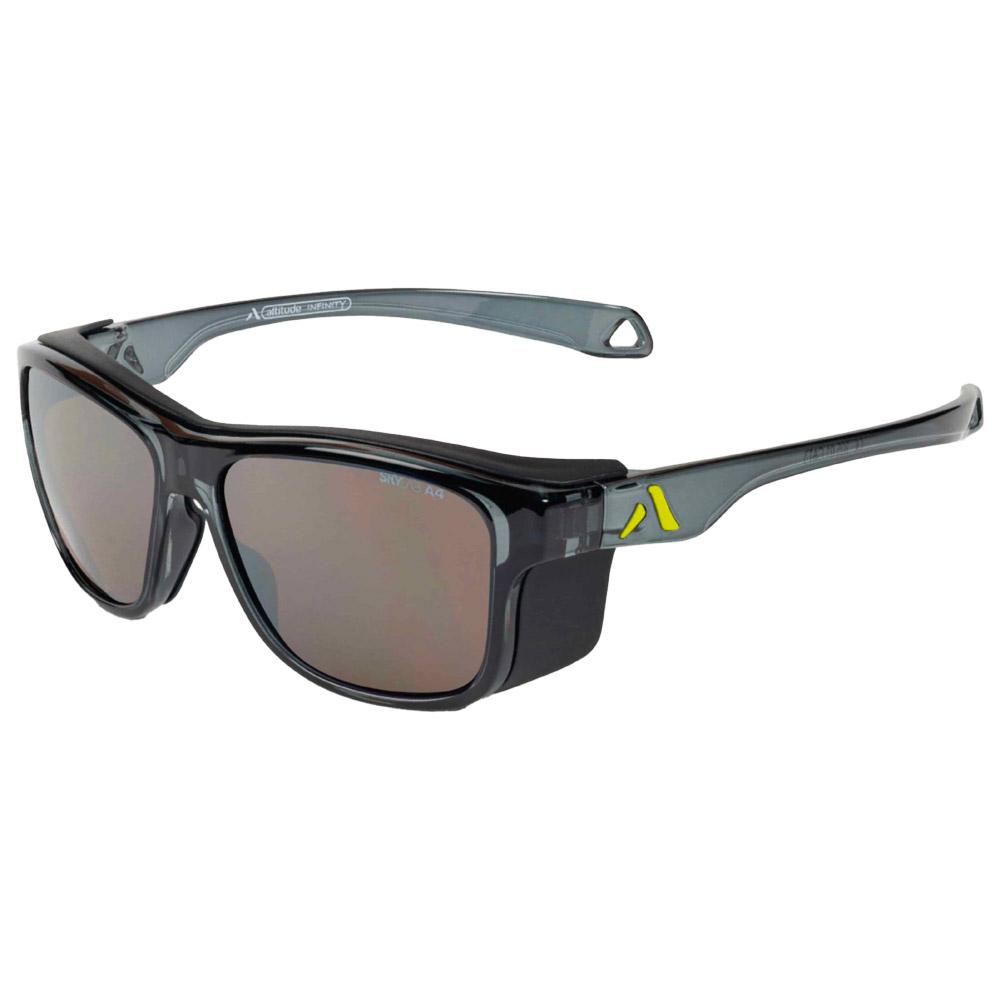 Altitude Eyewear - Infinity Crystal Grey Grey Silver Flash - Sonnenbrille - Grau - Glisshop.de