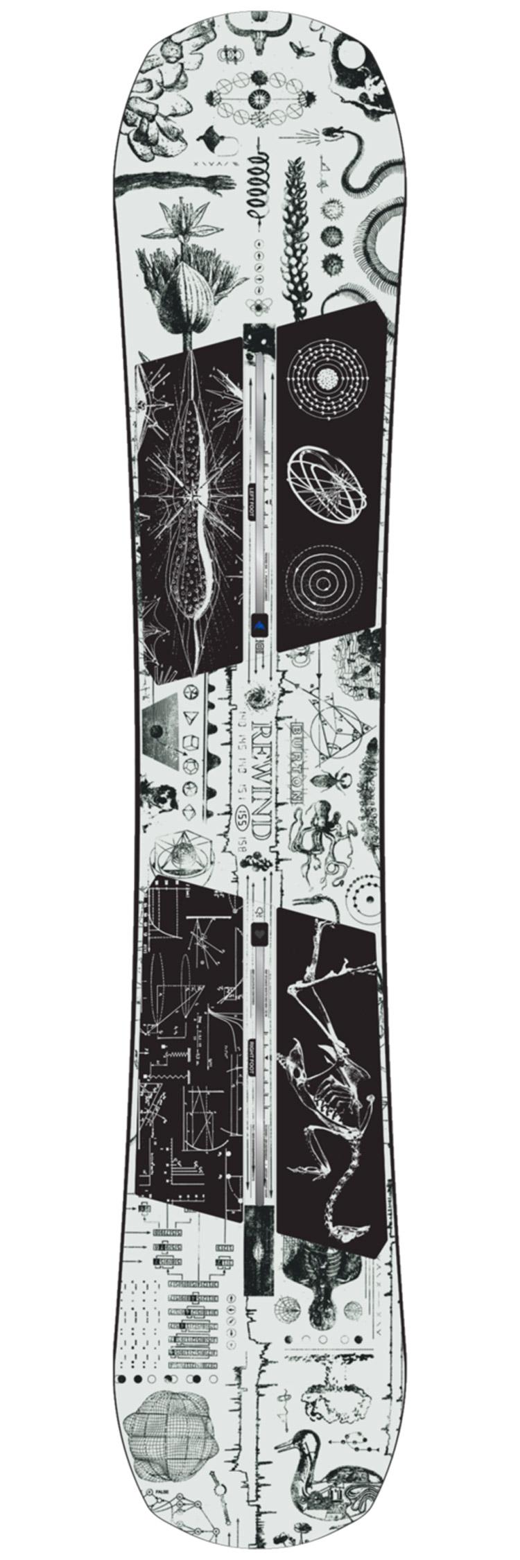 Burton - Pack Snowboard Rewind Zine - 145 + Beam - Snowboard