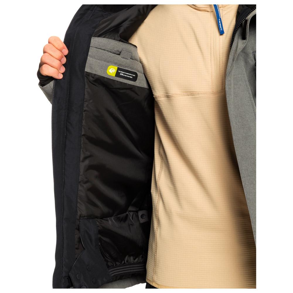 Quiksilver Ski Jacket Mission Solid Heather Grey Winter 2024