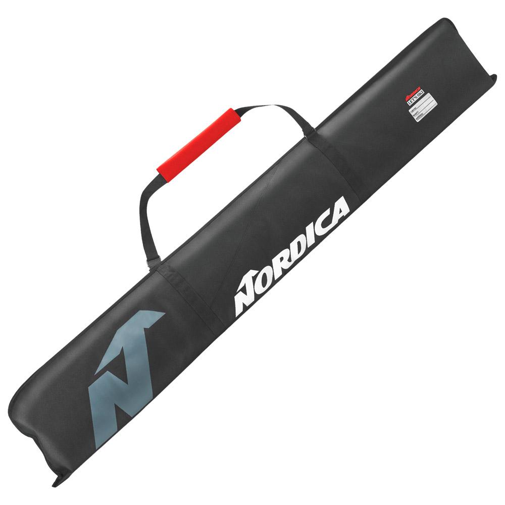 Nordica - Ski Bag Lite 185 cm Black White Red - Ski bag