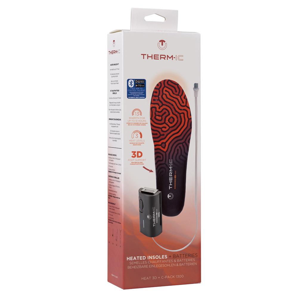 Therm-ic Set Heat 3D & C-Pack 1300 B Bluetooth Heated Insoles| Trekkinn