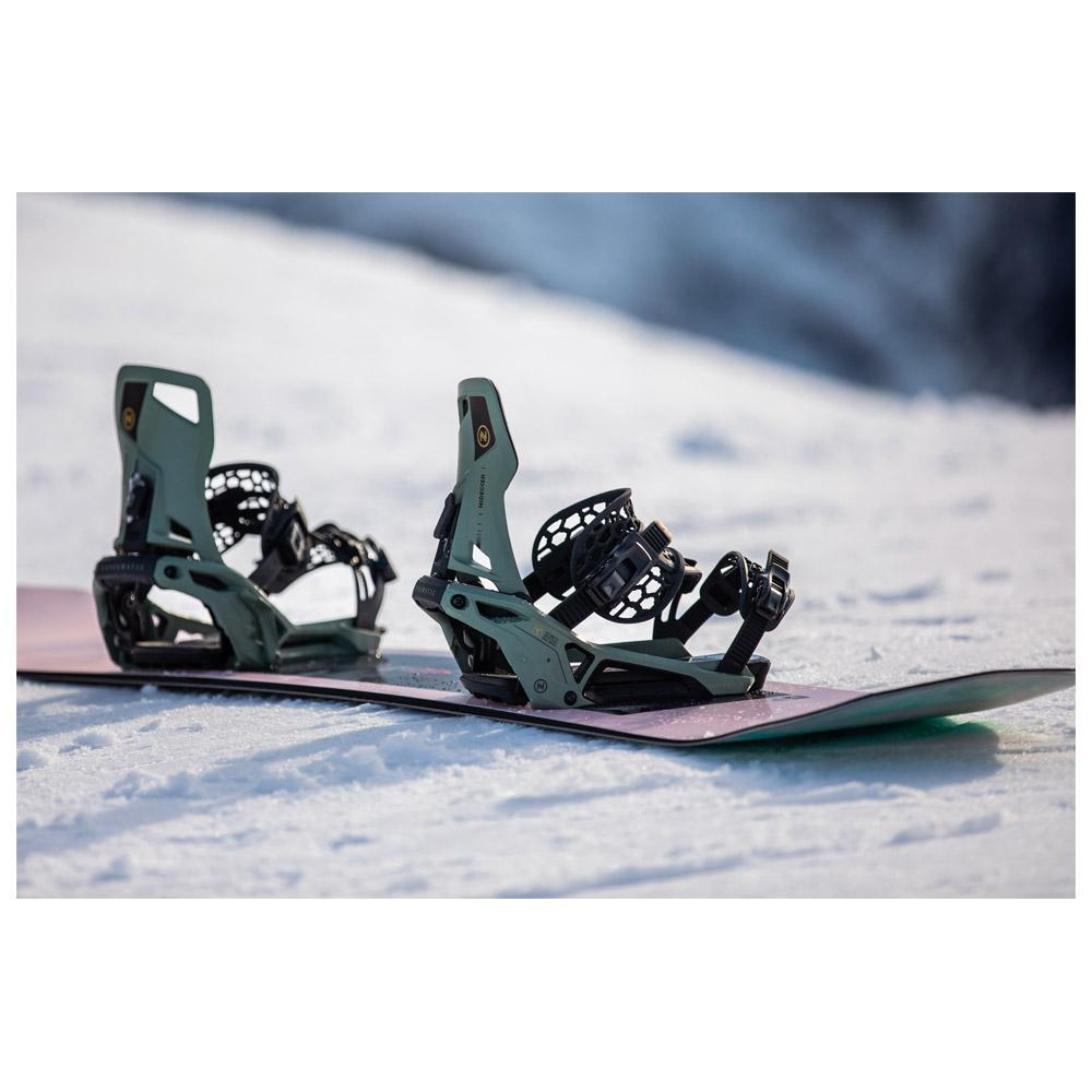 Fijaciones snowboard Nidecker Supermatic Olive - Invierno 2025