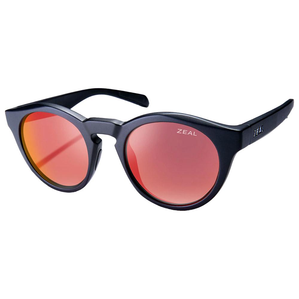 Zeal - Crowley Matte Black Ellume Ellume Polarized Phoenix Mirror - Sunglasses