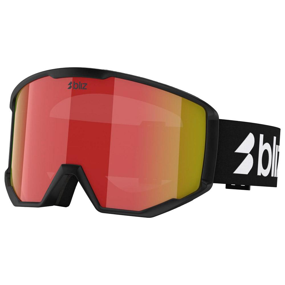 Bliz - Spark Matte Black Brown Red Multi - Skibrille - Schwarz - Glisshop.de