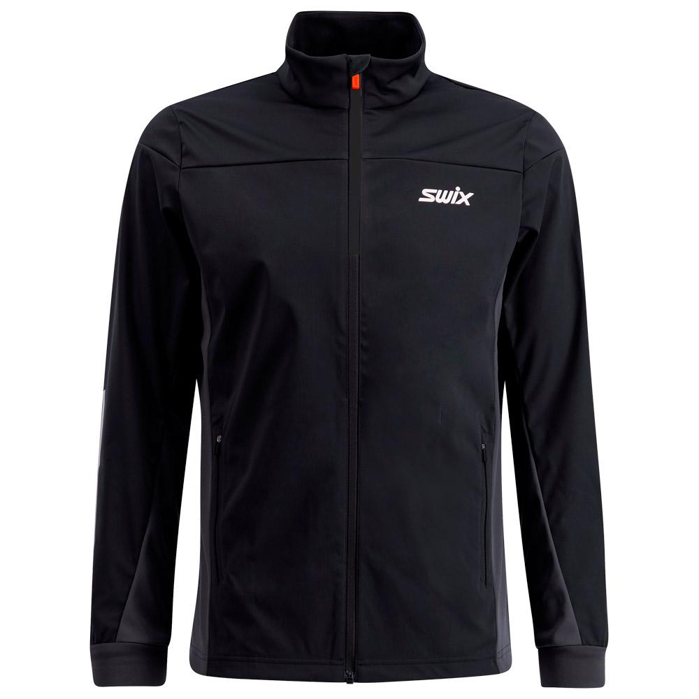 Swix - Cross Jacket M Jet Black - L - Langlauf Jacken - Größe L - Schwarz - Herren - Glisshop.de