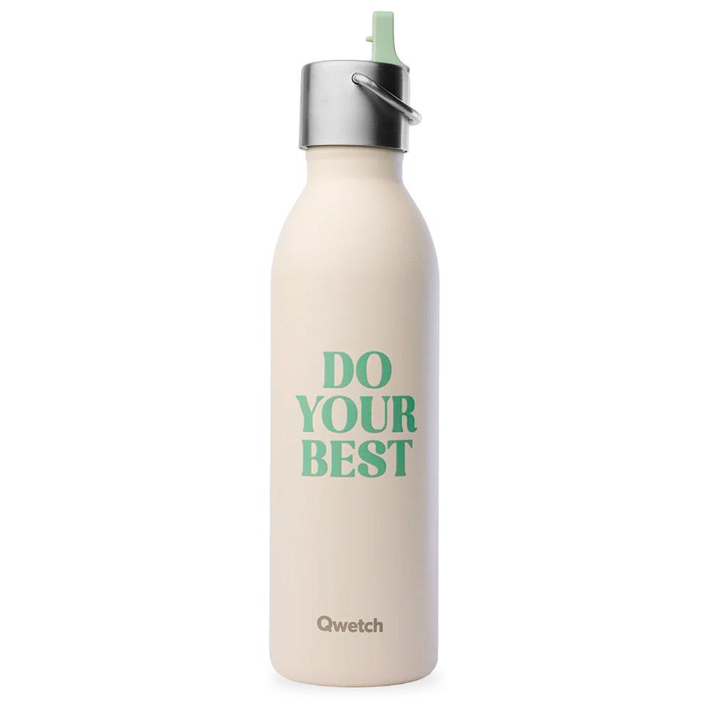 Qwetch - Active 600 ml (Bouchon Sport) Level Up Sable - Water Bottle
