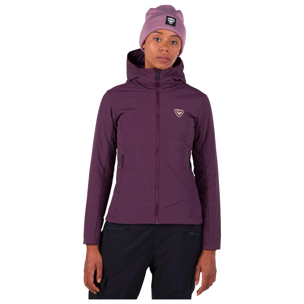 Rossignol - W's Opside Hoodie Mulberry - S - Fleece - Größe S - Mulberry - Damen - Glisshop.de