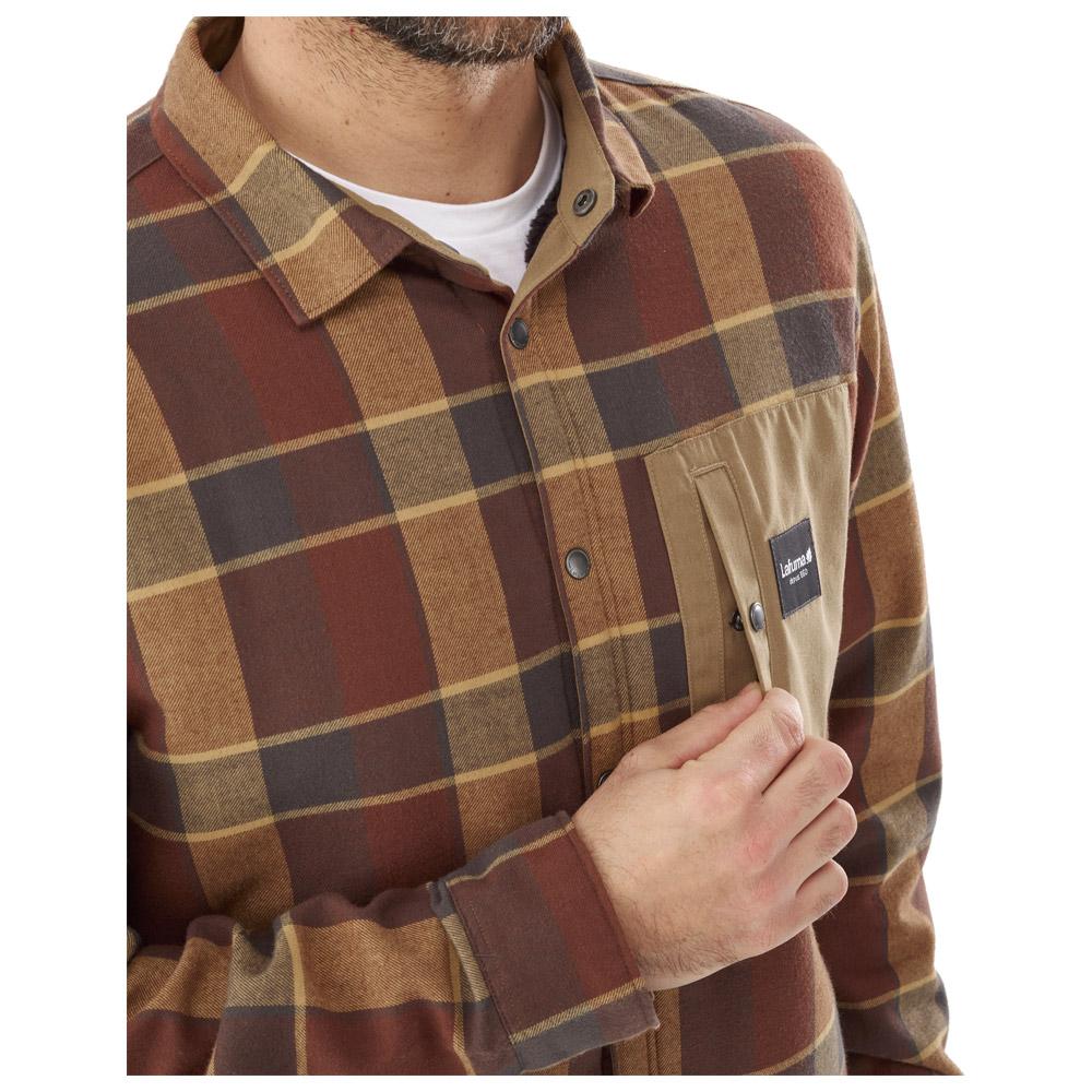 Camicia Lafuma Arkhale Warm Uomo - Collo Alto, Maniche Lunghe, Tessuto Caldo E Morbido - Foto 10