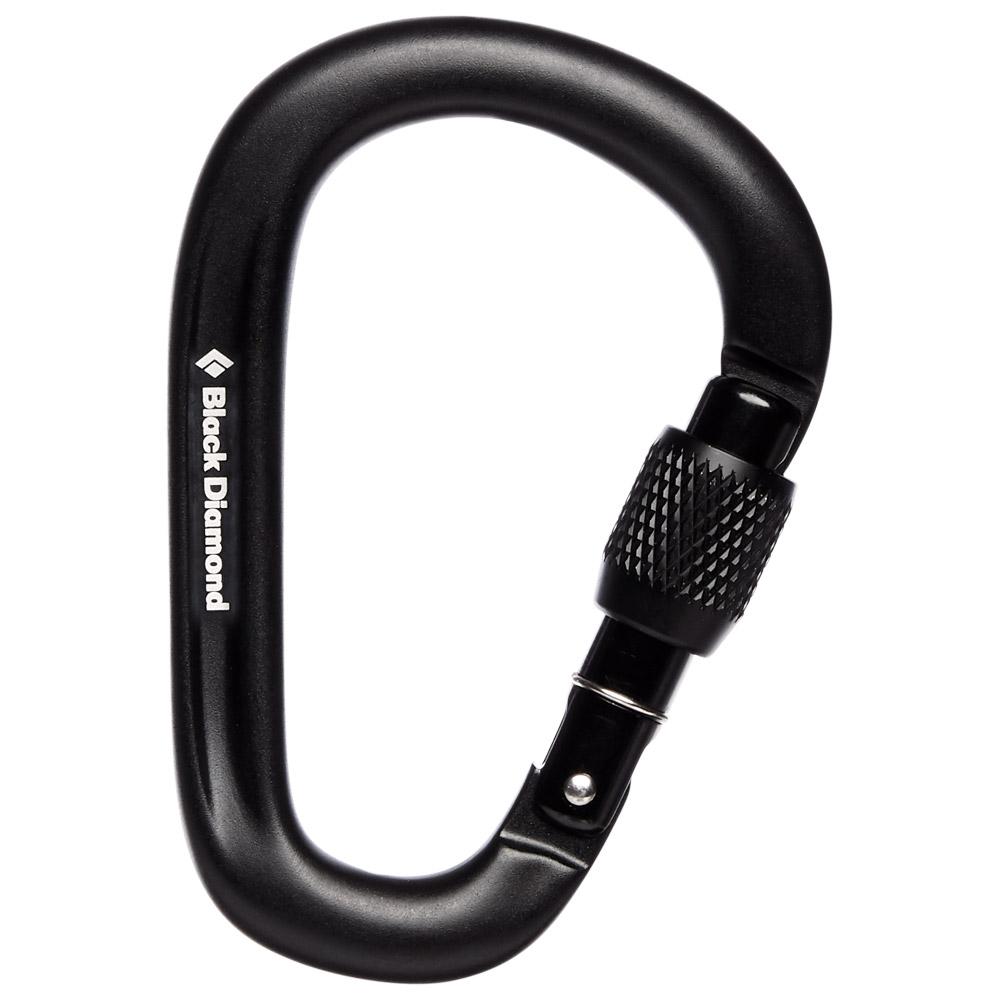 Black Diamond - Pearlock Screwgate Black - Carabiners