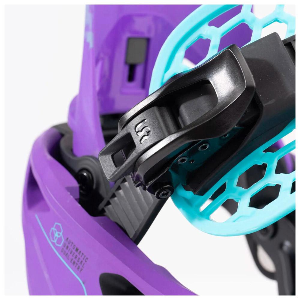 Fijaciones snowboard Nidecker Supermatic Joker Purple - Invierno
