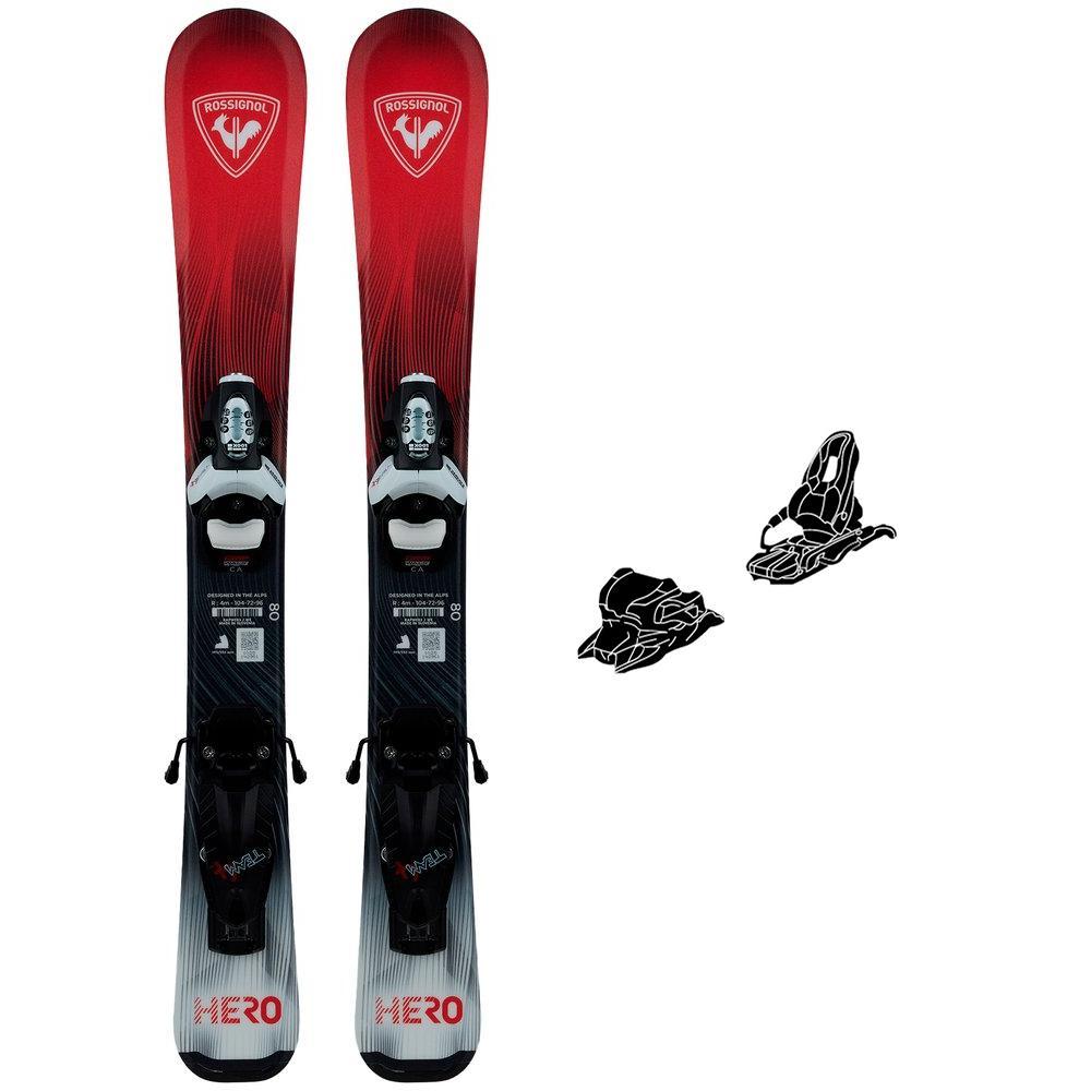 Rossignol - Pack Ski Hero Kid - 70 + Team 4 Gw B76 Black - Ski