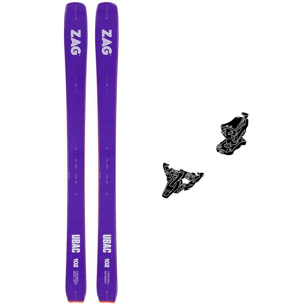 Zag - Pack Touring skis Ubac 102 - 175 + Speed Turn Blue - Touring skis