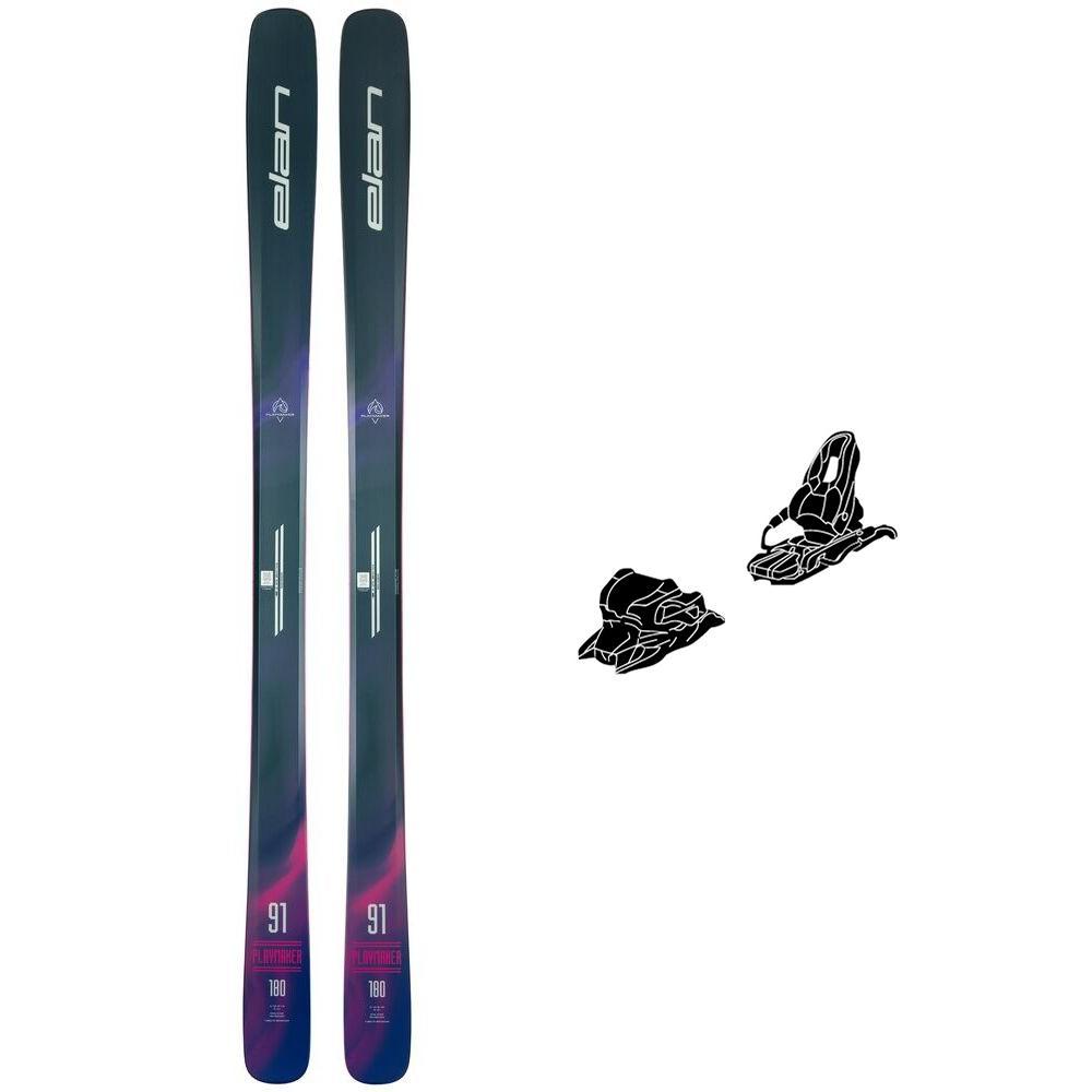 Elan - Pack Ski Playmaker 91 - 164 + 11.0 Tp 100mm Black Anthracite - Ski