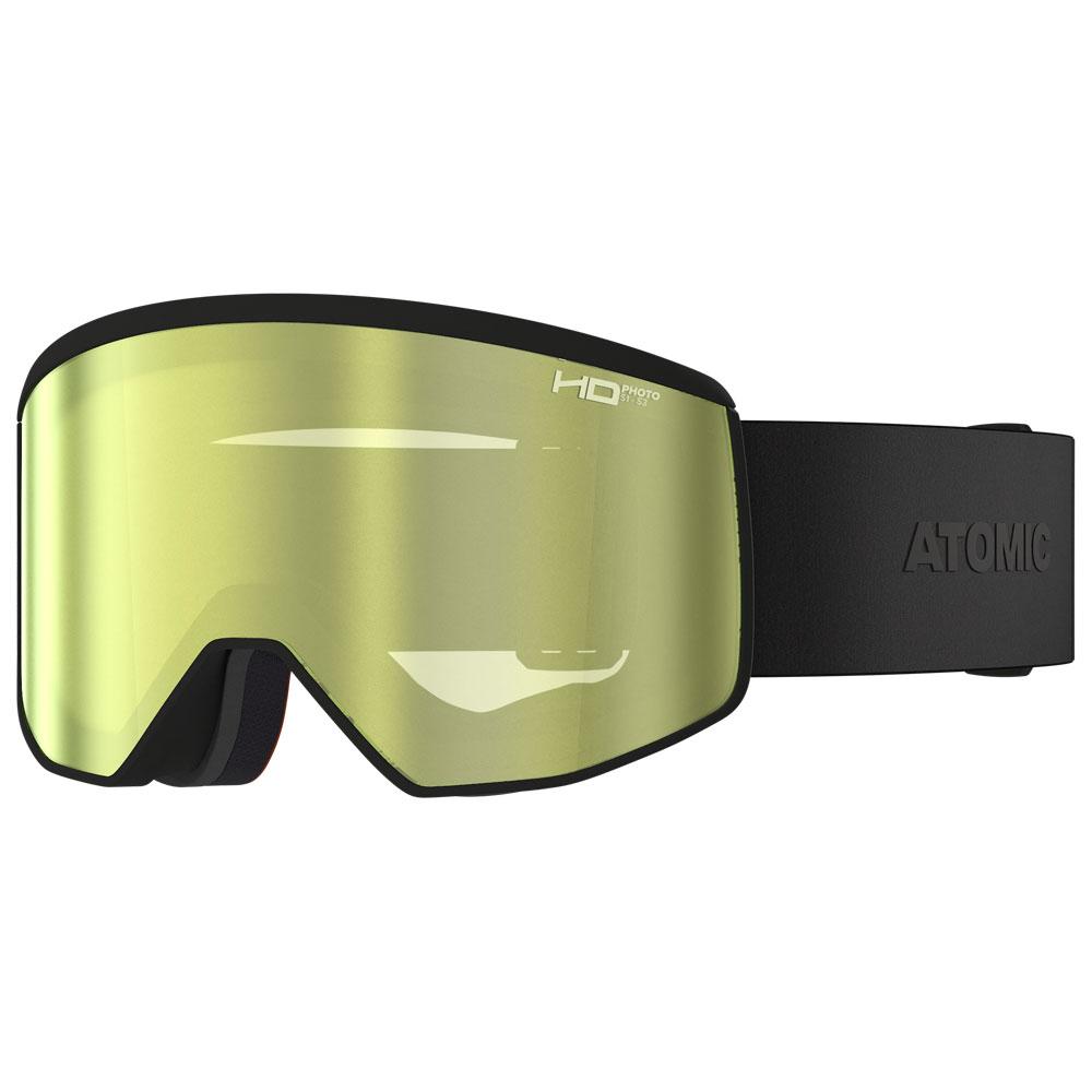 Atomic - Four Pro M Hd Photo All Black Green Gold Hd - Goggles
