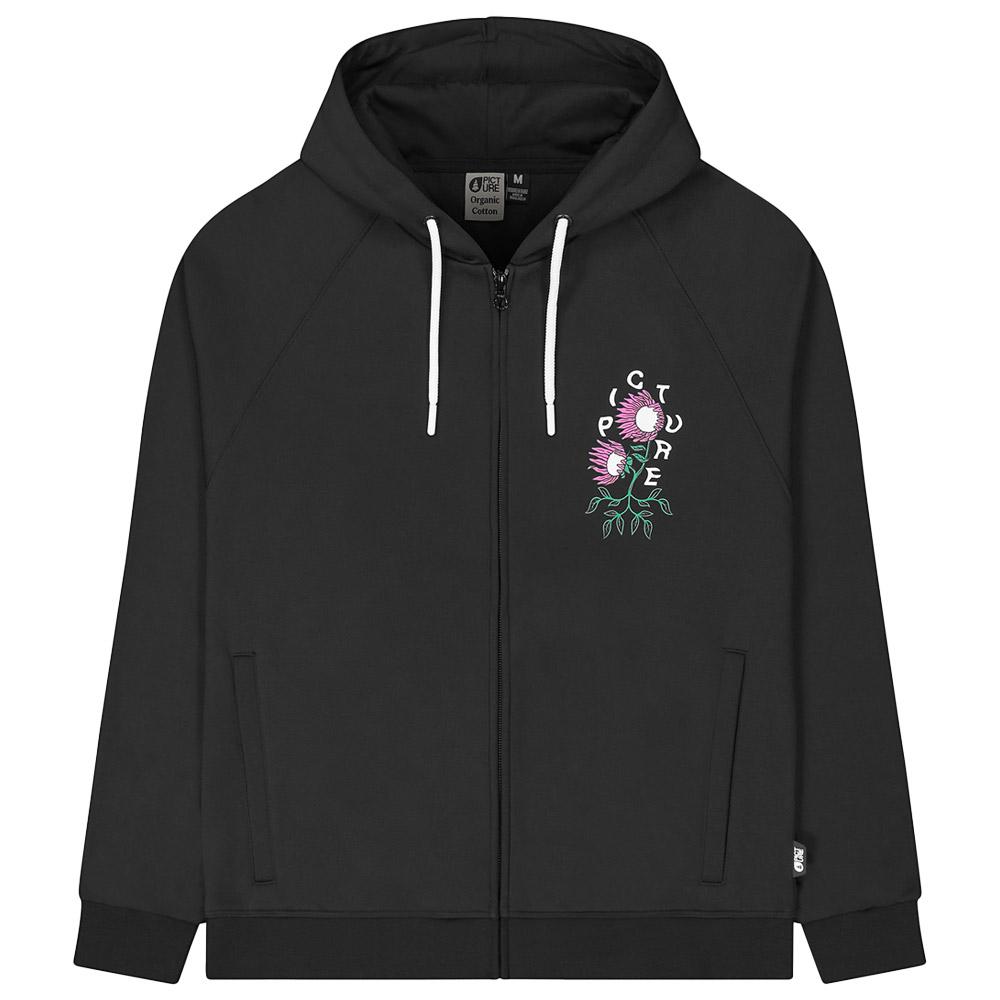 Picture - Caryna Zip Black - M - Sweatshirt - Größe M - Schwarz - Damen - Glisshop.de