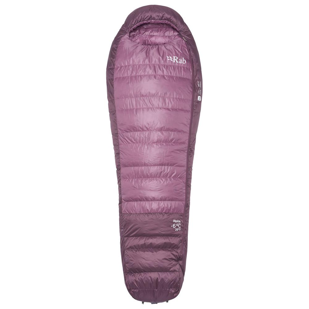 RAB - Alpine -6C / 20F Womens Iris Dark Iris - Regular Left Zip - Sleeping bag