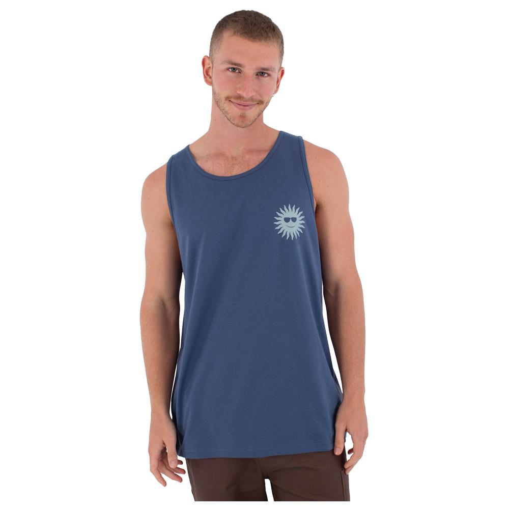 Hurley - Printing Press Fomo Grey Teal - XL - Tee-Shirt