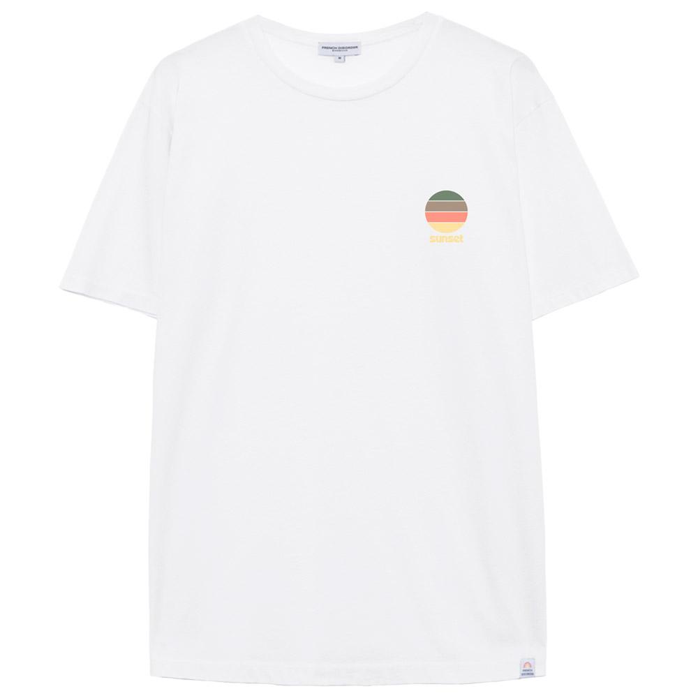 French Disorder - Mike Sunset White - L - T-Shirt - Größe L - Weiß - Herren - Glisshop.de