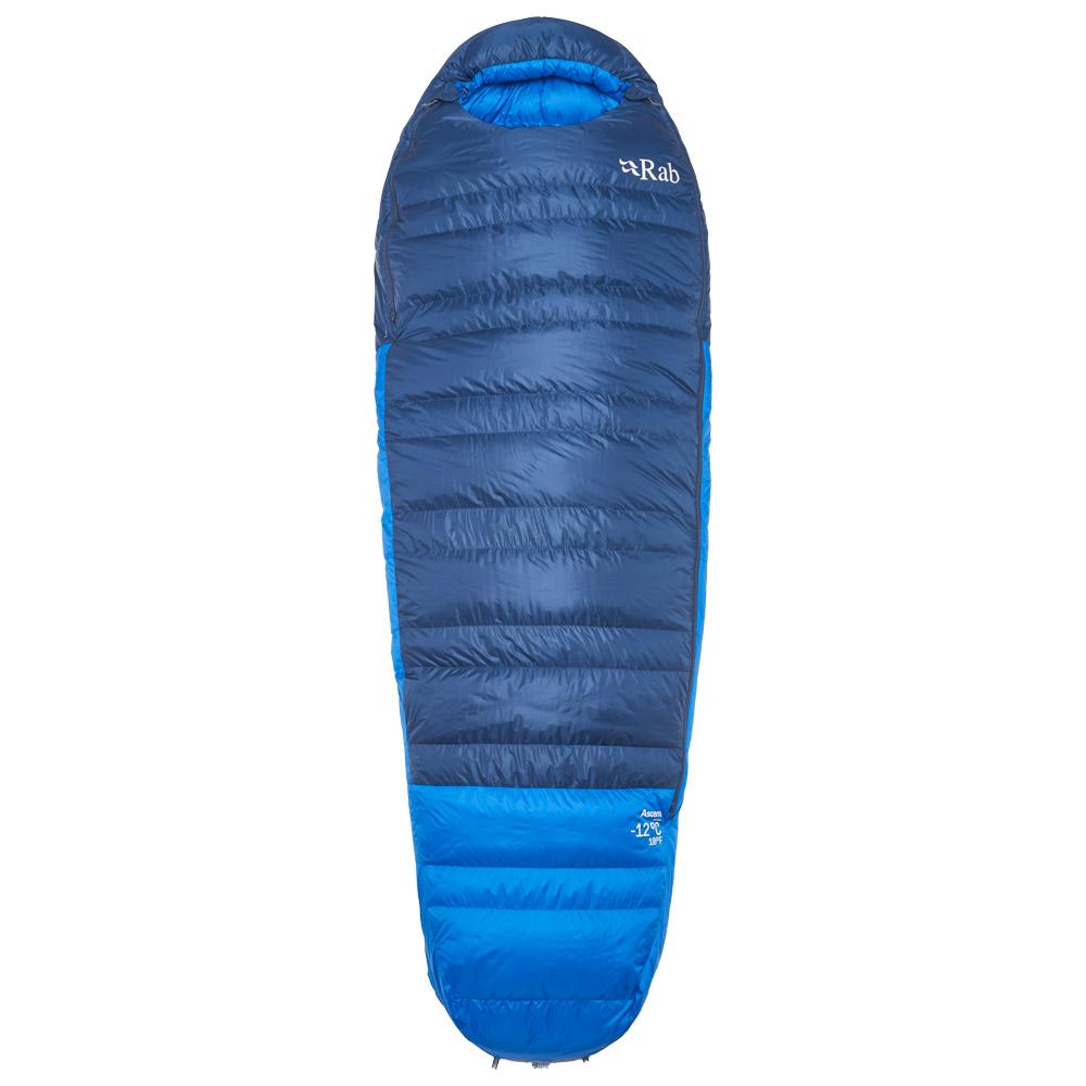 RAB - Ascent -12C / 10F Tempest Blue Maya Blue - Regular Left Zip - Sleeping bag