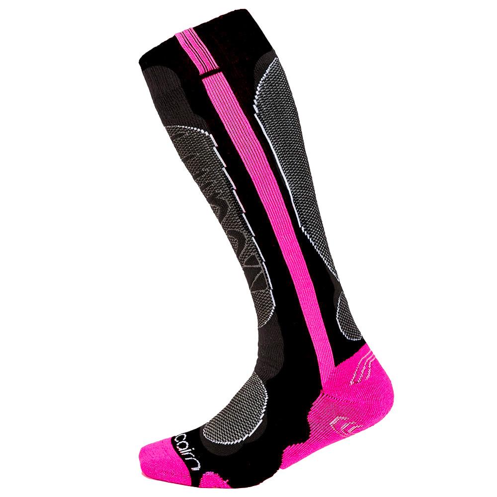 Cairn - Spirit Black Fuchia - 35-38 - Ski socks