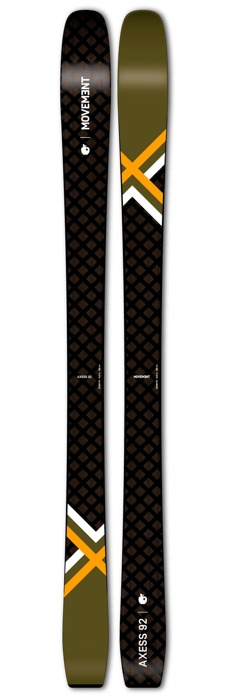 Movement - Axess 92 DA*** + Alpinist 8 TCX - 169 - Alpine ski set