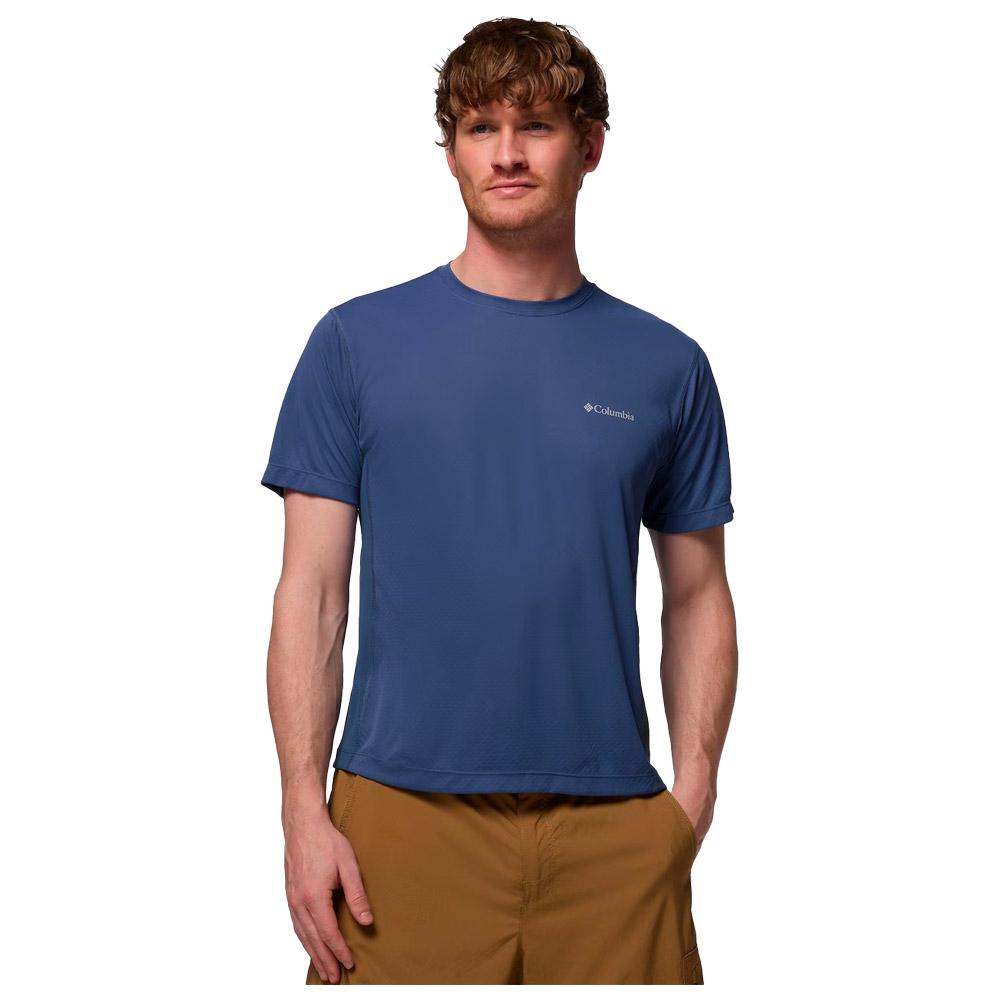 Columbia - Zero Rules Light Ss Crew Dark Mountain - L - Hiking tee-shirt