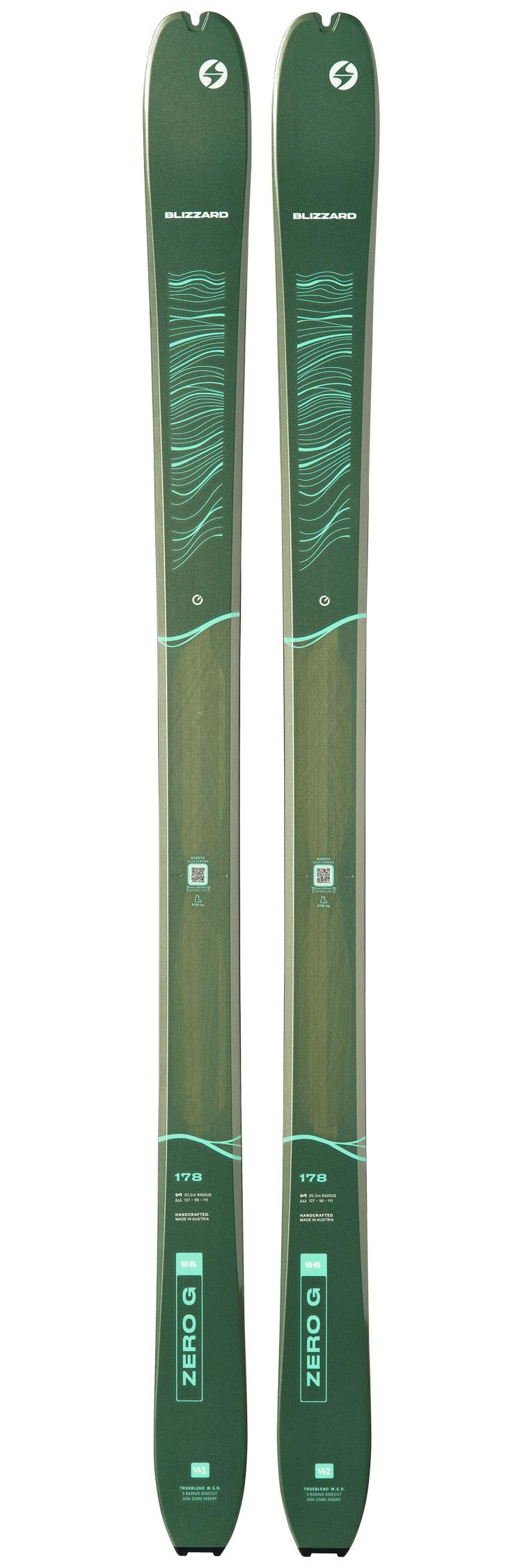 Blizzard - Zero G 96 W - 164 - Touring skis