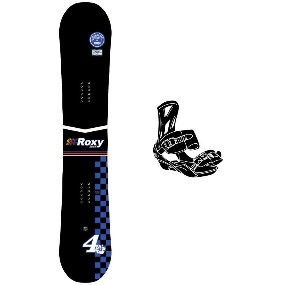 Roxy - Pack Snowboard Xoxo - 149 + Rosa - Snowboard