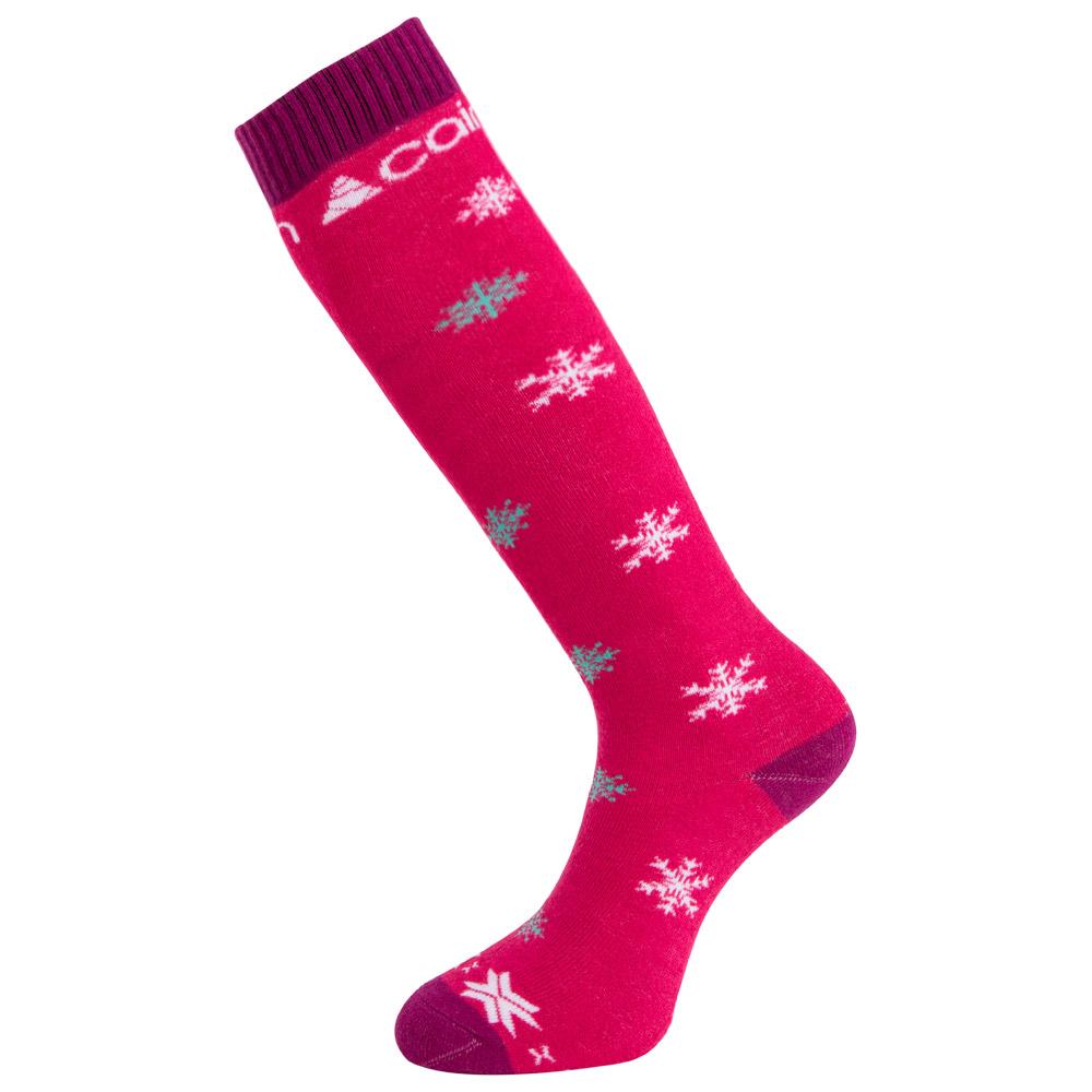 Cairn - Spirit Junior Fuchsia Snow - 35-38 - Socks