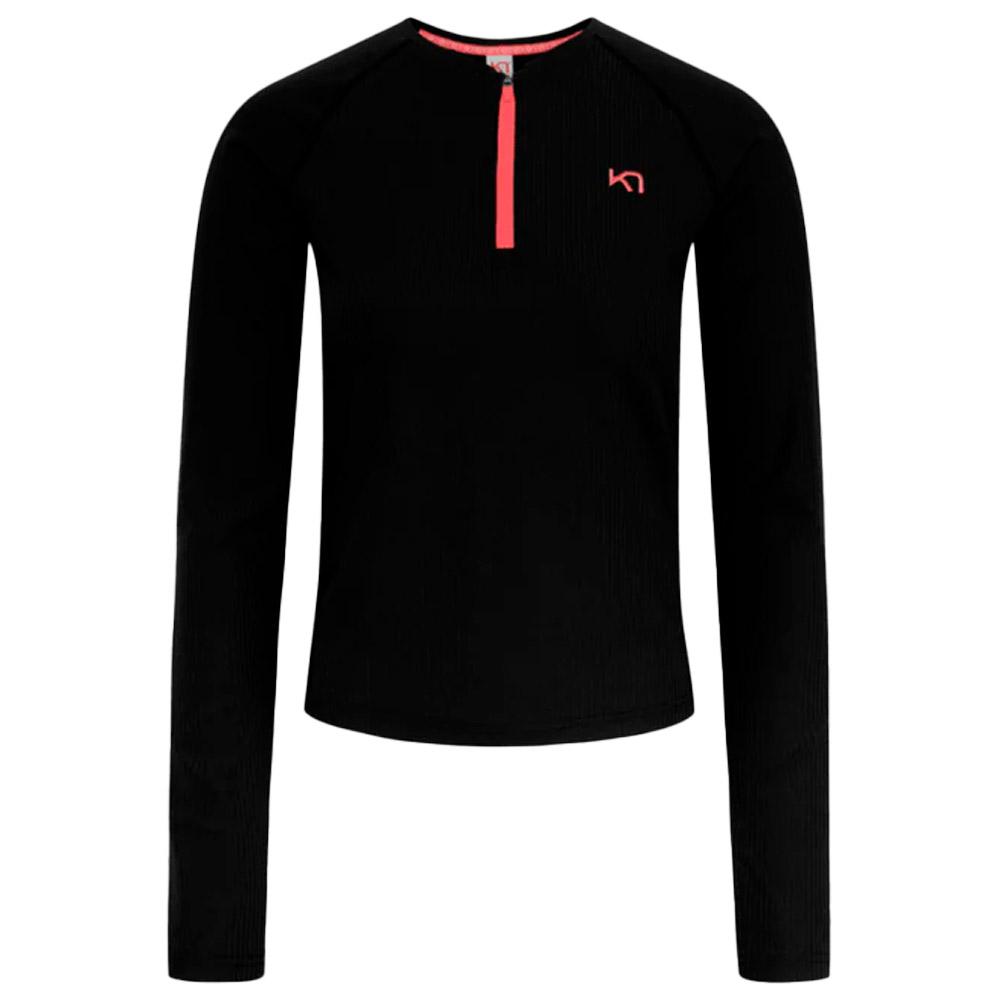 Kari Traa - Linnea Long Sleeve Black - L - Trail tee-shirt