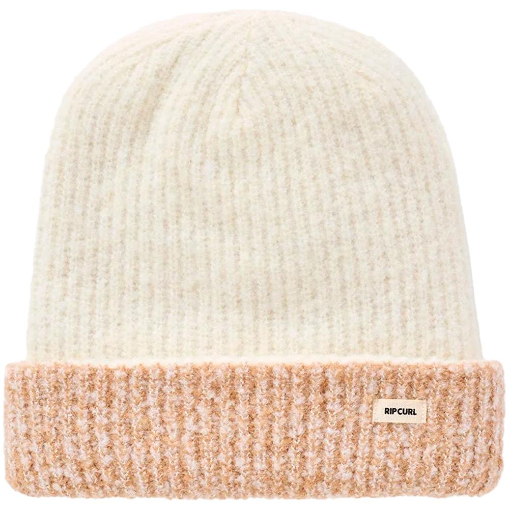 Rip Curl - 2 Tone Reg Revo Beanie Off White Tan - Beanies