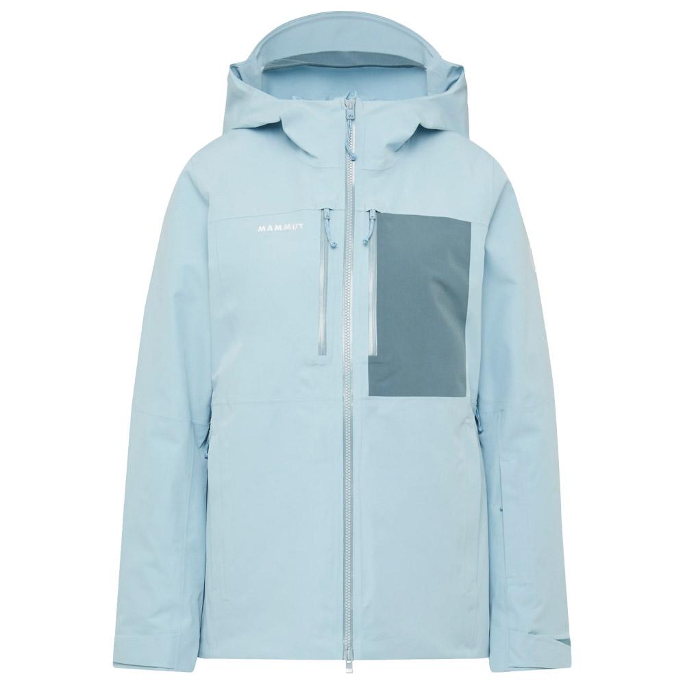 Mammut - Stoney HS Thermo Hooded Jacket Women Nebla Strata - M - Ski Jacket