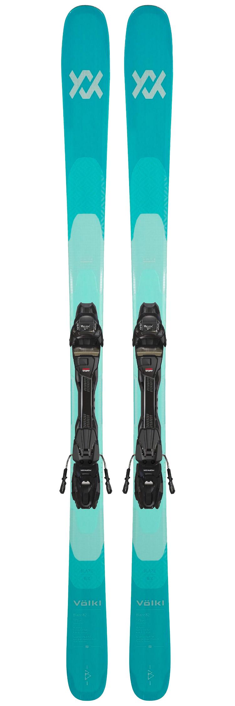 Volkl - Pack Ski Blaze 82 Teal Vmotion - 166 + Vmotion 10 Gw Black - Ski - Größe 166 - Schwarz - Glisshop.de