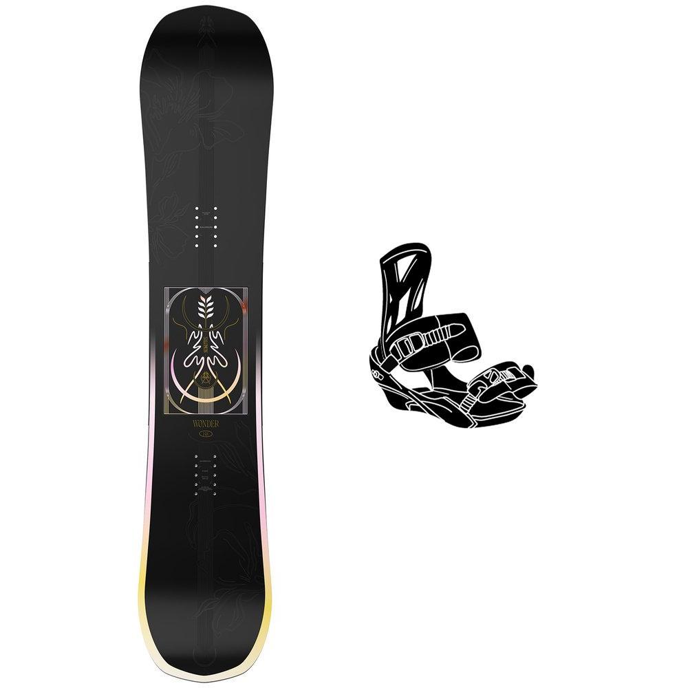 Salomon - Pack Snowboard Wonder - 152 + Spell - Snowboard