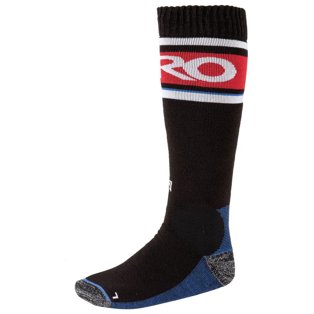 Nitro - Anthem Socks Black White Red Blue - L - Socken - Größe L - Schwarz - Glisshop.de